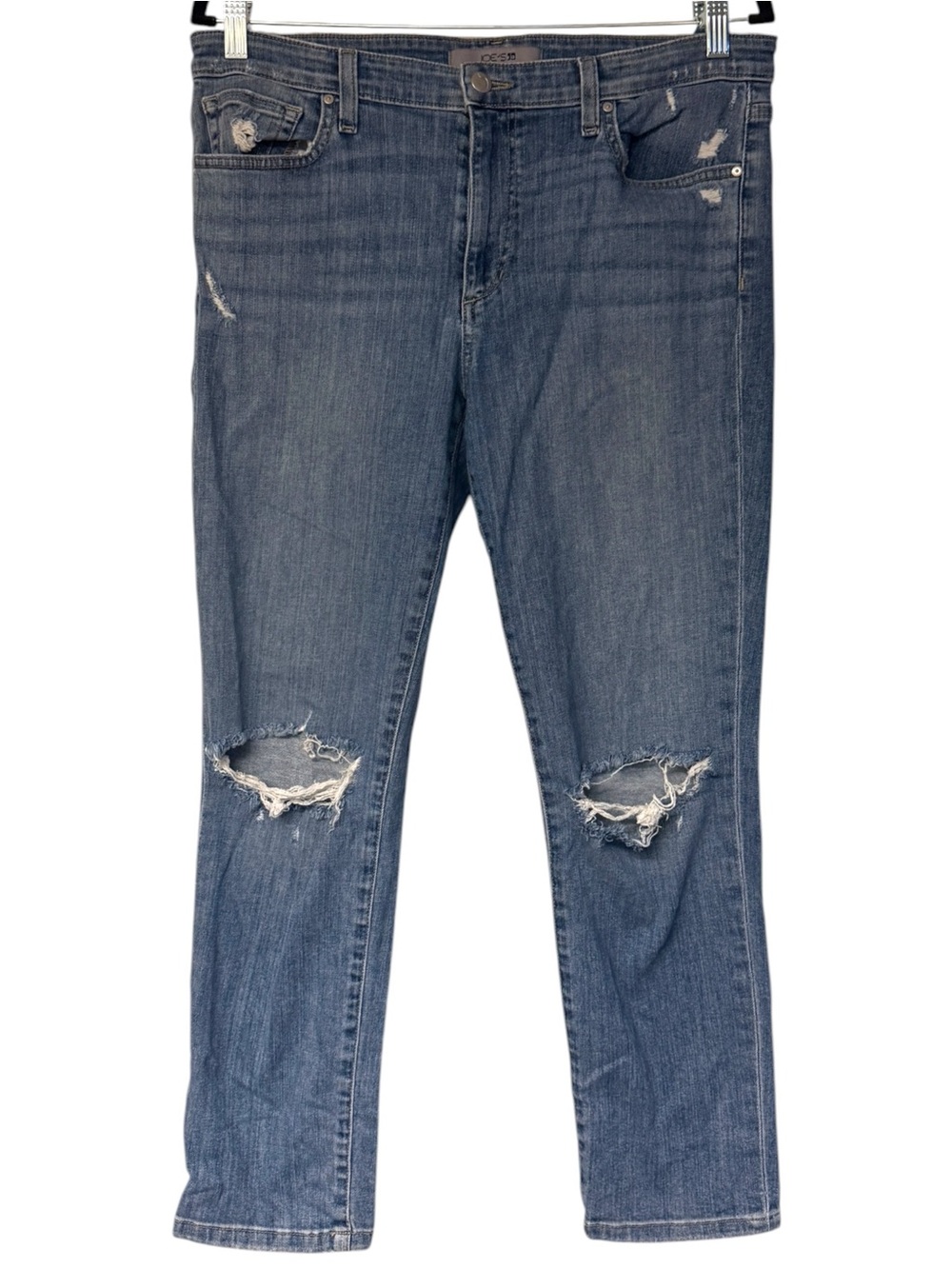 JOE’S Jeans Women’s Distressed Skinny Jeans Light Wash Size 30 Ankle